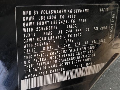 Used 2017 Volkswagen Tiguan Limited w/ Premium Package image 33