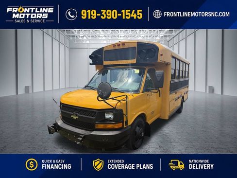 Used 2012 Chevrolet Express 4500 w/ School Bus Package RWD image 4