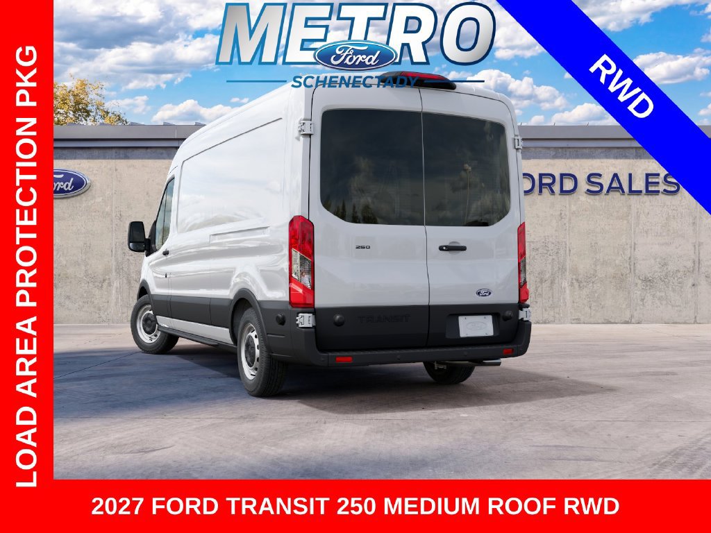 New 2027 Ford Transit 250 148 Medium Roof w/ Load Area Protection Package RWD image 4