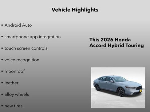 New 2026 Honda Accord Touring image 15