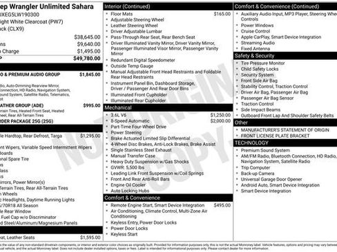 Used 2020 Jeep Wrangler Unlimited Sahara image 42