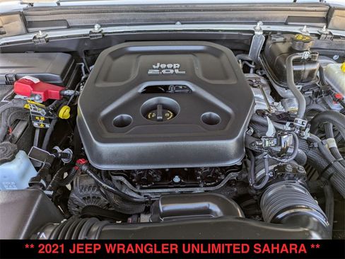 Used 2021 Jeep Wrangler Unlimited Sahara w/ Uconnect 4C Nav & Sound Group image 20