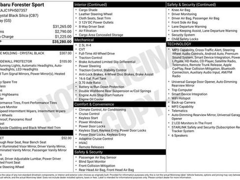 Used 2023 Subaru Forester Sport AWD/4WD image 19