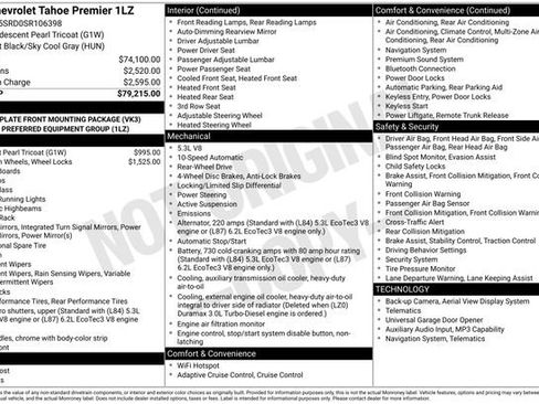 Used 2025 Chevrolet Tahoe Premier RWD image 11
