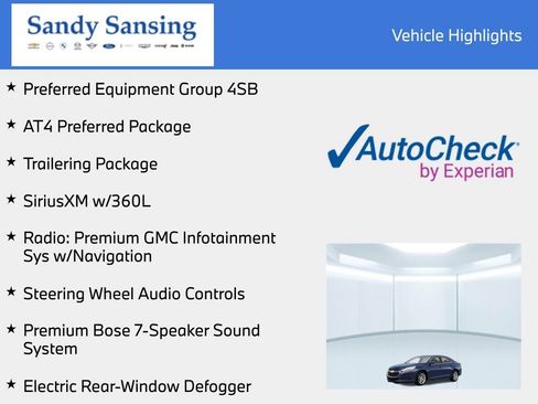 Used 2021 GMC Sierra 1500 AT4 w/ AT4 Preferred Package image 7