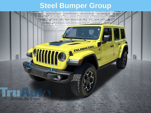 Used 2023 Jeep Wrangler Unlimited Rubicon 4xe w/ Steel Bumper Group AWD/4WD image 3