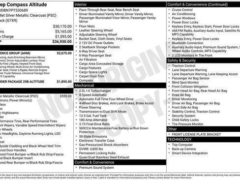 Used 2023 Jeep Compass Latitude w/ Convenience Group AWD/4WD image 35
