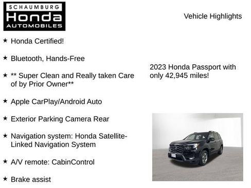 Certified 2023 Honda Passport TrailSport image 14
