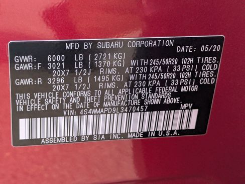 Used 2020 Subaru Ascent Limited w/ Technology Package image 39