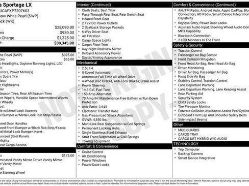 Used 2023 Kia Sportage LX image 9