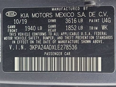 Used 2020 Kia Rio S FWD image 33