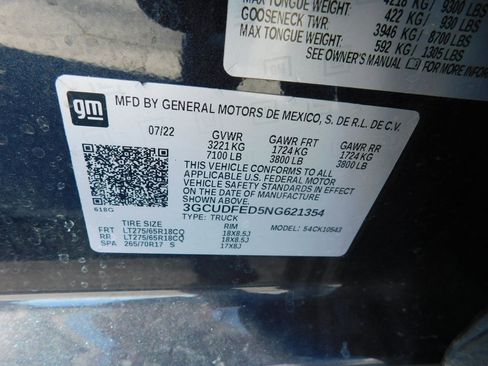 Used 2022 Chevrolet Silverado 1500 LT Trail Boss w/ LT Trail Boss Premium Package image 8