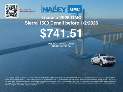 New 2026 GMC Sierra 1500 Denali w/ Denali Reserve Package image 3