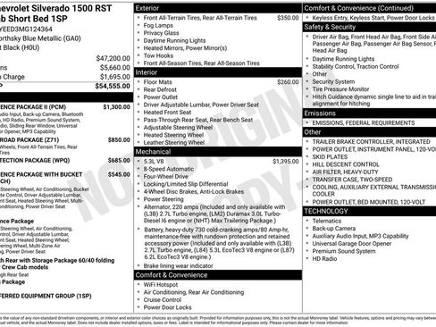 Used 2021 Chevrolet Silverado 1500 RST w/ Convenience Package II image 2