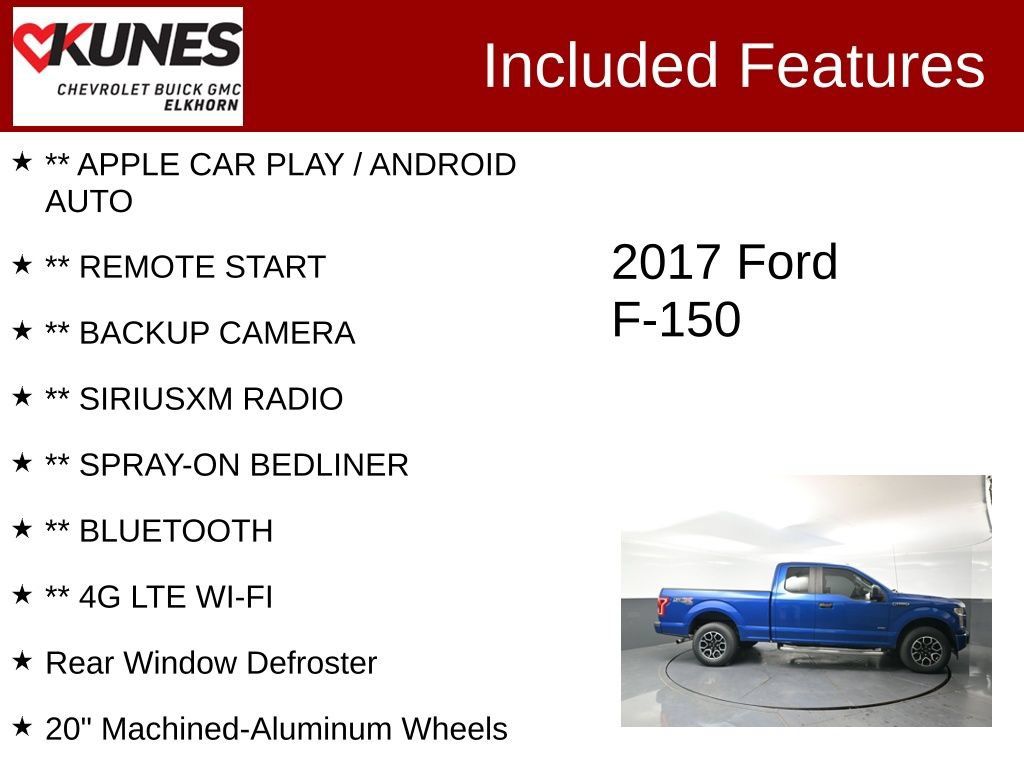 Used 2017 Ford F150 XL w/ Equipment Group 101A Mid AWD/4WD image 2