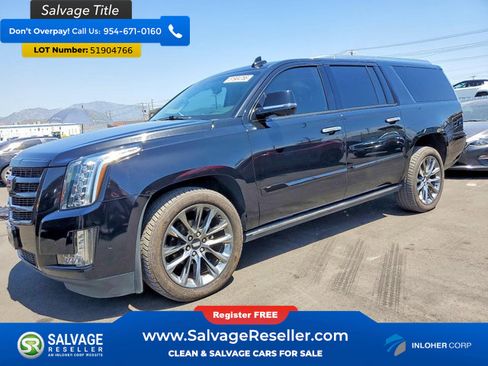 Used 2019 Cadillac Escalade ESV Premium Luxury w/ Escalade Sport Edition AWD/4WD image 1