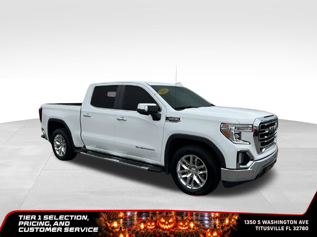 Certified 2021 GMC Sierra 1500 SLT w/ SLT Premium Plus Package RWD image 8