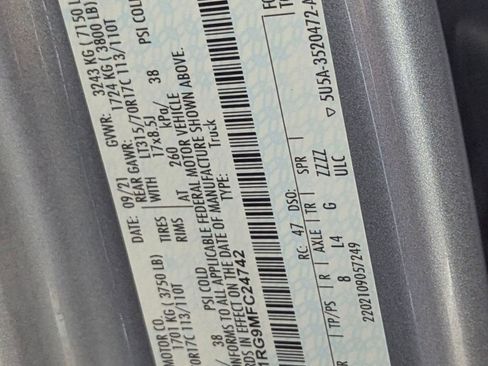 Certified 2021 Ford F150 Raptor w/ Equipment Group 801A High image 19