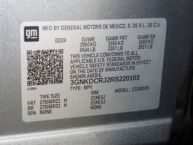 Used 2024 Chevrolet Blazer EV AWD RS image 75