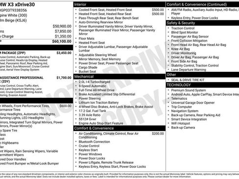 New 2026 BMW X3 xDrive30 w/ Premium Package image 2