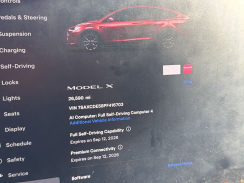 Used 2023 Tesla Model X AWD/4WD image 3