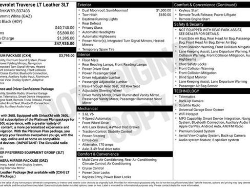 Used 2023 Chevrolet Traverse LT w/ LT Premium Package FWD image 6