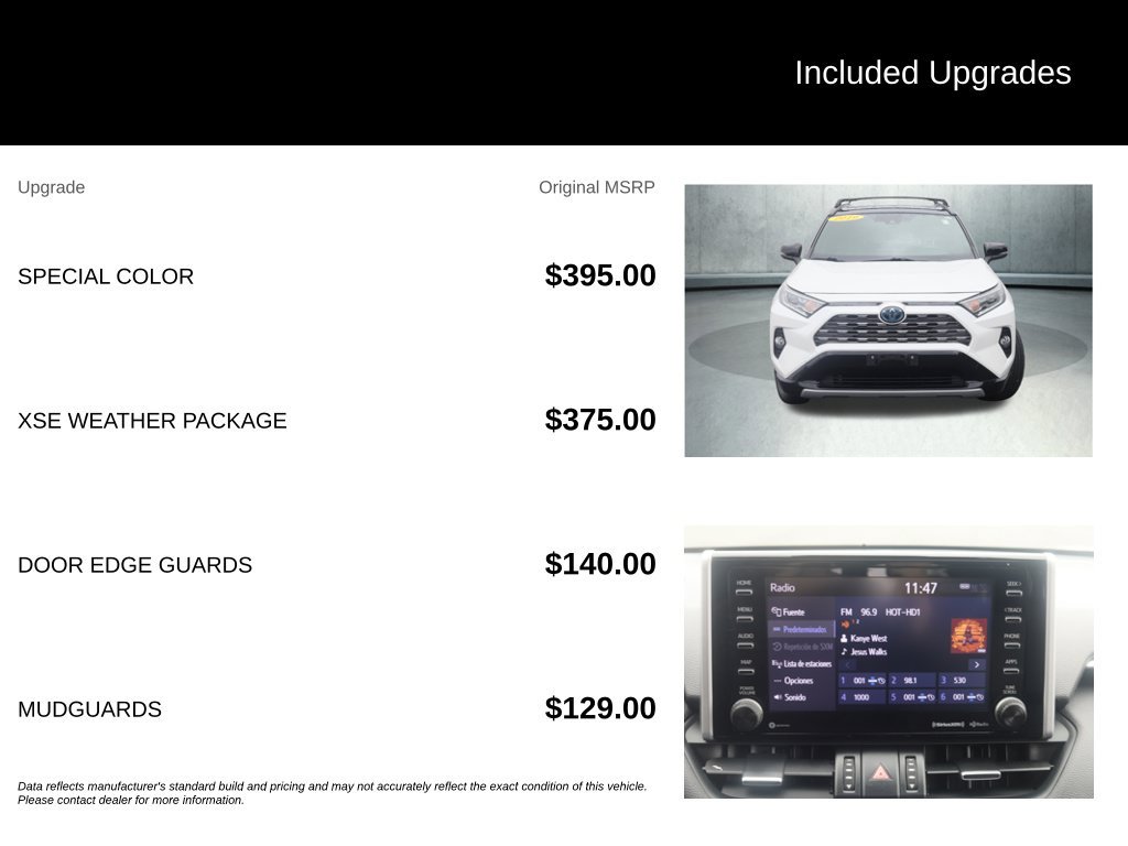 Used 2019 Toyota RAV4 XSE w/ XSE Weather Package AWD/4WD image 37