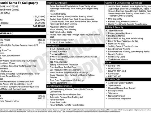 Used 2022 Hyundai Santa Fe Calligraphy image 3