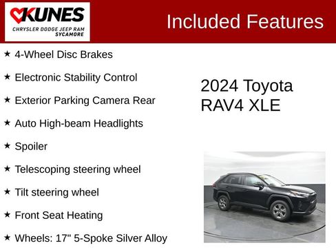 Used 2024 Toyota RAV4 XLE w/ Weather Package AWD/4WD image 4