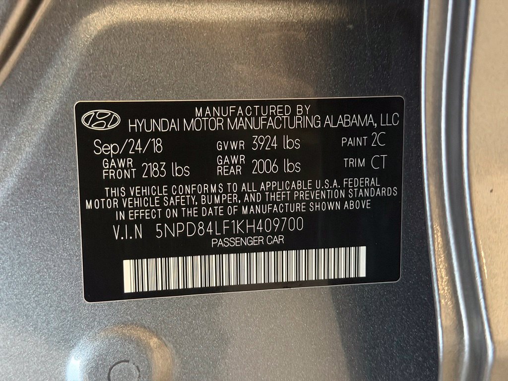 Used 2019 Hyundai Elantra SEL w/ Cargo Package FWD image 24