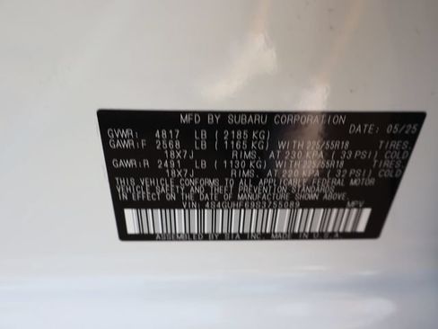 Certified 2025 Subaru Crosstrek 2.5i Sport w/ Popular Package #3A AWD/4WD image 44