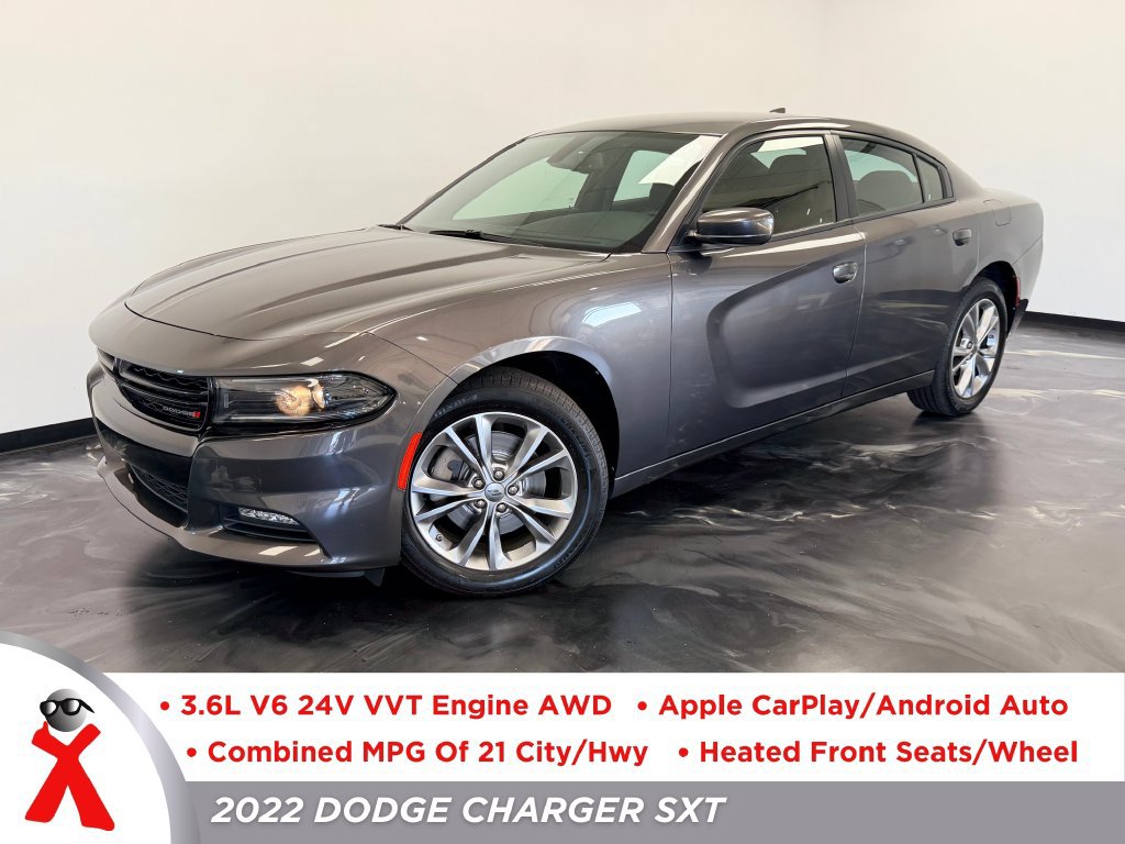 Used 2022 Dodge Charger SXT w/ Cold Weather Package AWD/4WD image 1