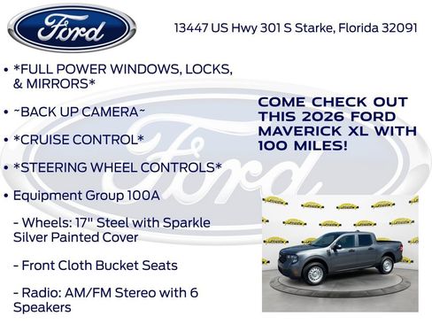 New 2026 Ford Maverick XL FWD image 10