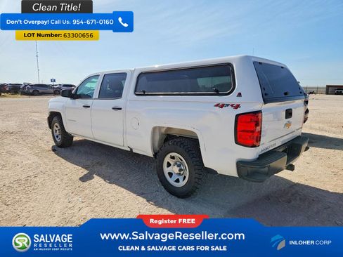 Used 2018 Chevrolet Silverado 1500 W/T w/ WT Convenience Package AWD/4WD image 3