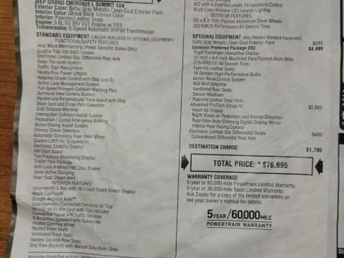 Used 2024 Jeep Grand Cherokee L Summit image 45