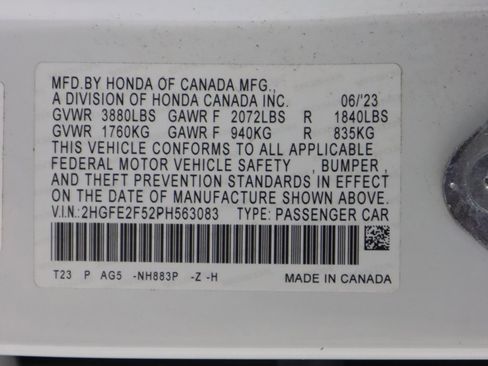 Used 2023 Honda Civic Sport image 46