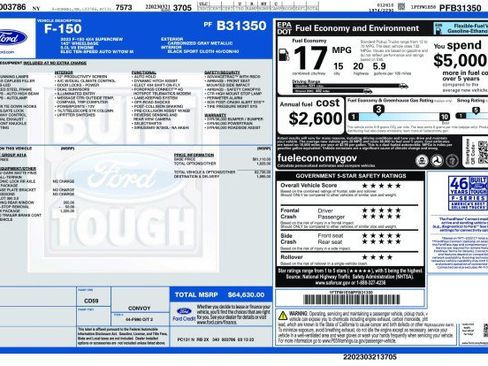 Used 2023 Ford F150 Tremor w/ Trailer Tow Package AWD/4WD image 3