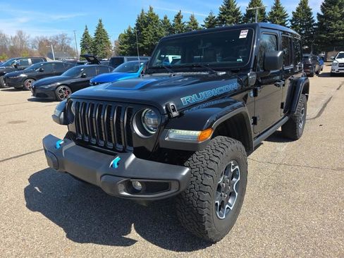 Used 2023 Jeep Wrangler Unlimited Rubicon 4xe w/ Cold Weather Group image 2