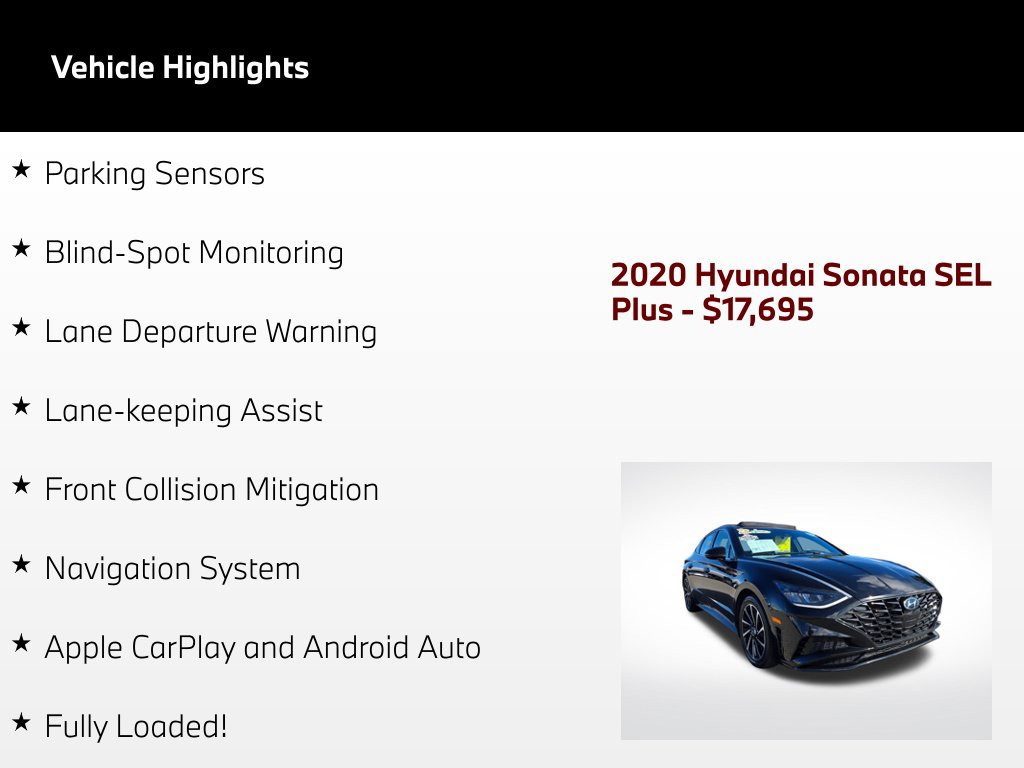Used 2020 Hyundai Sonata SEL Plus w/ Tech Package FWD image 55