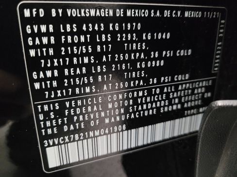 Used 2022 Volkswagen Taos S FWD image 33
