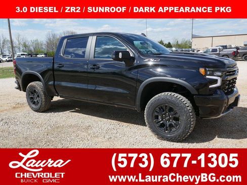 New 2026 Chevrolet Silverado 1500 ZR2 w/ Dark Appearance Package AWD/4WD image 1