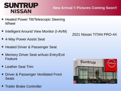 Used 2021 Nissan Titan PRO-4X w/ Pro-4x Convenience Package image 6