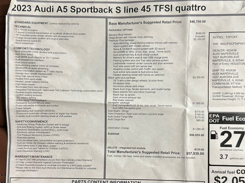 Used 2023 Audi A5 2.0T Premium Plus w/ Premium Plus image 41