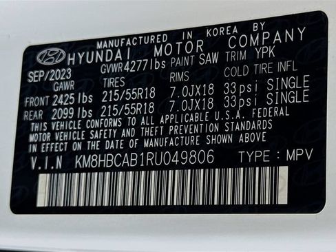 Used 2024 Hyundai Kona SEL AWD/4WD image 16