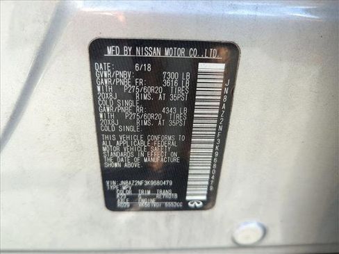 Used 2019 INFINITI QX80 Luxe w/ Proassist Package image 15