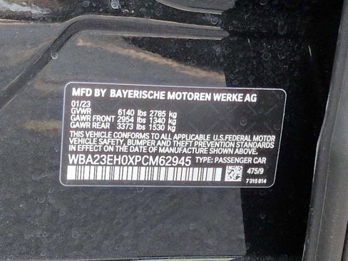 Used 2023 BMW 740i w/ Parking Assistance Package RWD image 39