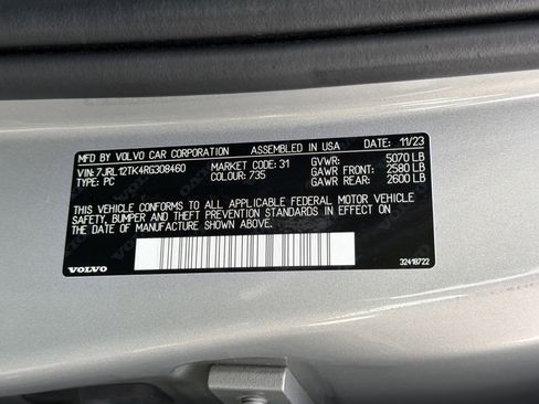 Certified 2024 Volvo S60 B5 Core AWD/4WD image 37