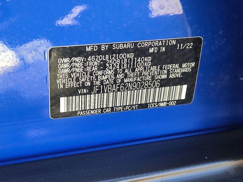 Used 2022 Subaru WRX Premium image 26