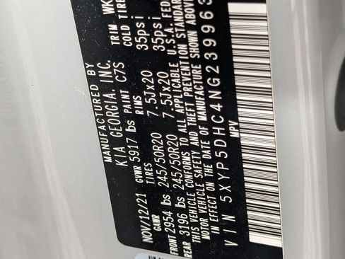 Used 2022 Kia Telluride SX w/ Nightfall Edition Package AWD/4WD image 40