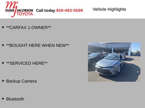 Used 2025 Toyota Corolla LE w/ LE Premium Package FWD image 6